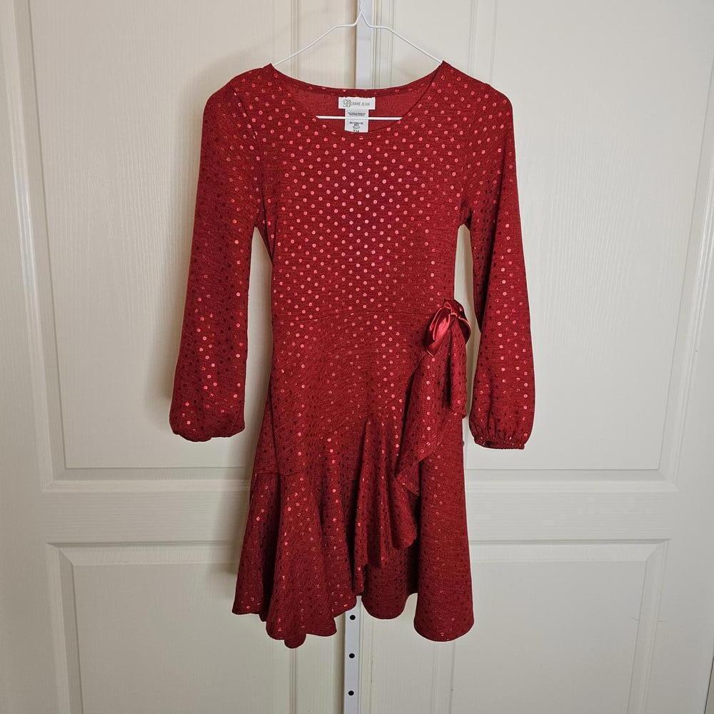Bonnie Jean Girls' Red Polka Dot Dress